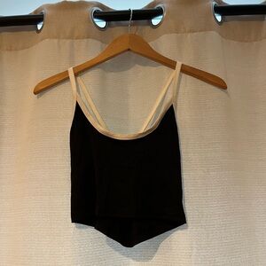 Black w/White Trim SHEIN Tank